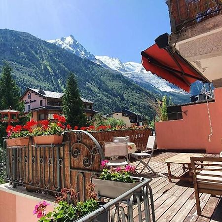شقة Chamonix Hyper Centre . Terrasse Vue Mont Blanc . Parking المظهر الخارجي الصورة